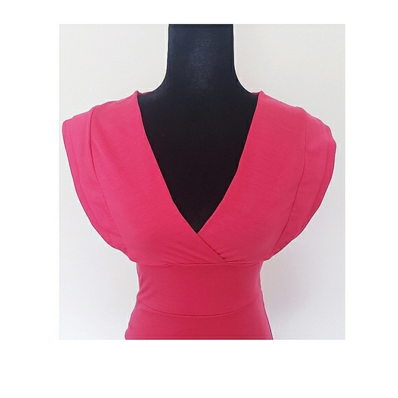 RENUAR RED FITTED DRESS - Picture 3 of 5